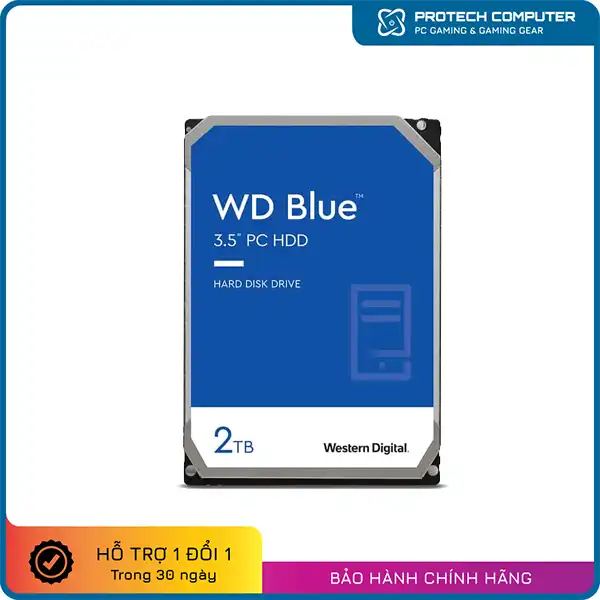 Ổ Cứng HDD Western Digital WD Blue 2TB 3.5